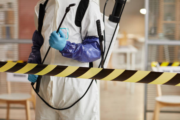 Professional Biohazard technician working in Brandamore, PA